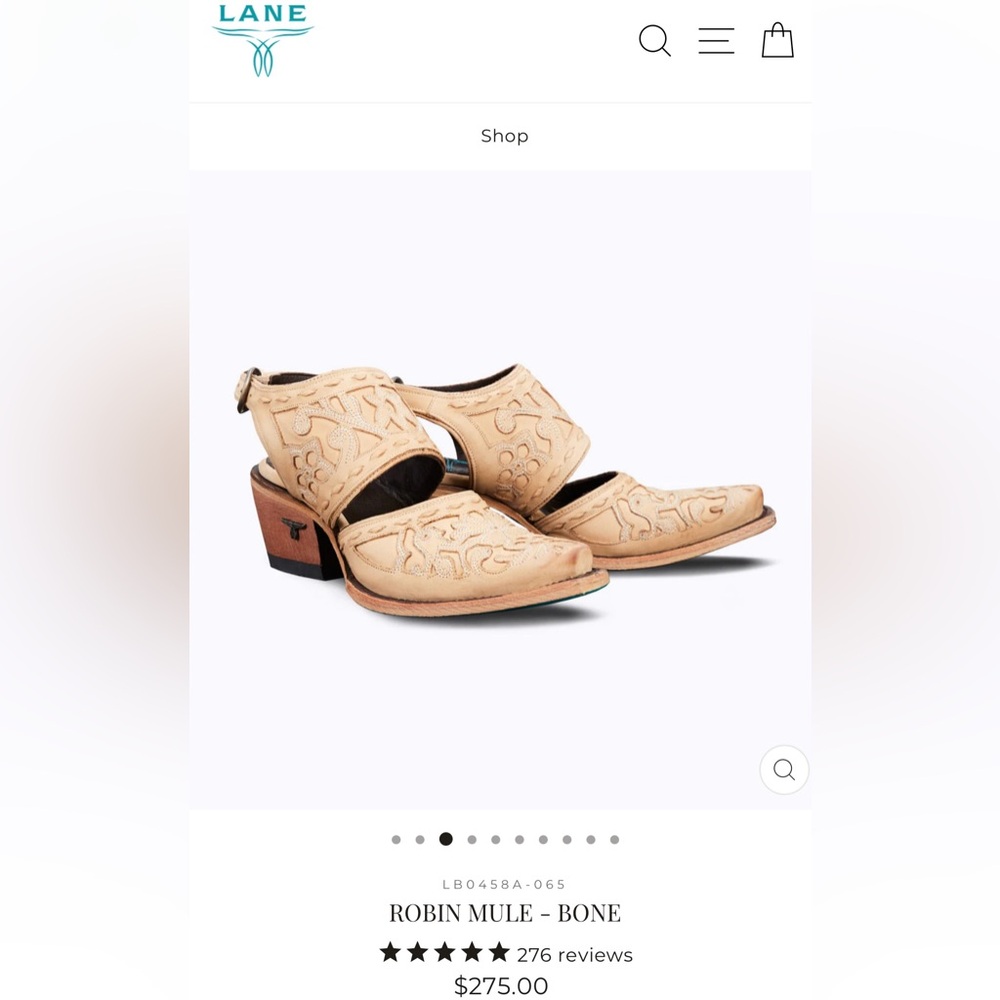 Lane Robin Mule size 6.5/7